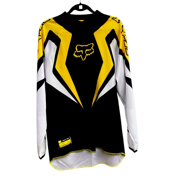 Vintage Fox Racing Dirt Bike Motocross BMX Long Sleeve Jersey Logo Shirt - Picture 1 of 7